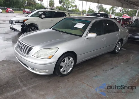 2004 Lexus Ls 430 из США, поврежденный, VIN JTHBN36FX40133277